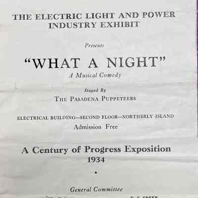 The Electric Light and Power Industry Exhibit