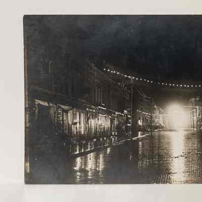 Square - Rainy Evening - Early 1900s