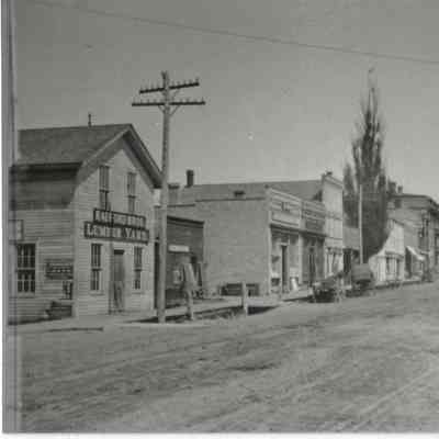 Watson Street looking north from Seward. c. 1885
