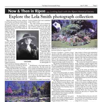 Now & Then in Ripon, July 2025