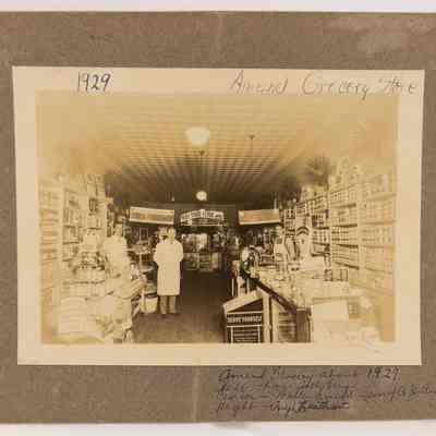 Amend Grocery Store, 221 Watson, c. 1929
