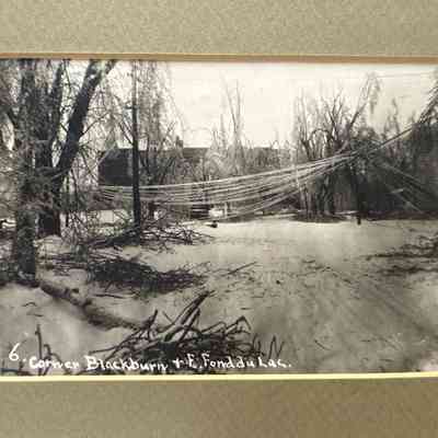 1922 Ice Storm Blackburn & Fond du Lac