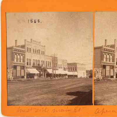 Stereograph Grand Opera House 1888