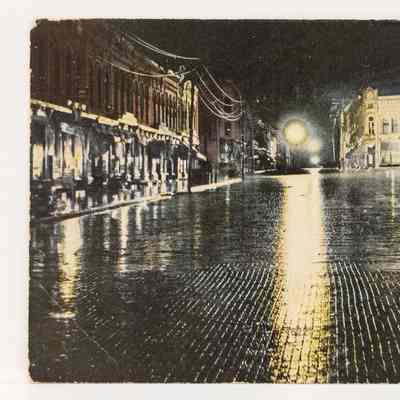 Square - Rainy Night - 1913