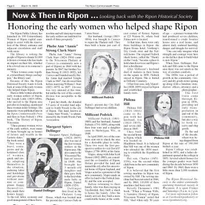 Now & Then in Ripon, March 2023