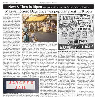 Now & Then in Ripon, August 2024