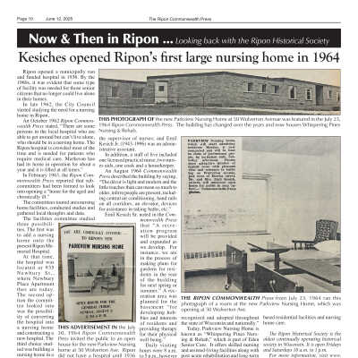 Now & Then in Ripon, June 2025