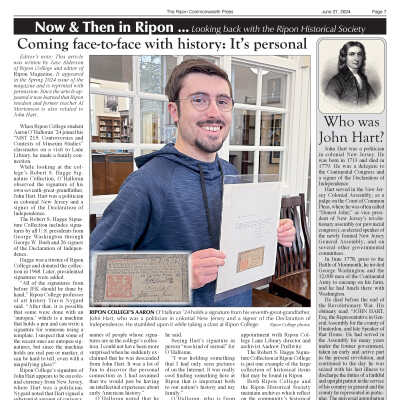 Now & Then in RIpon, June 2024