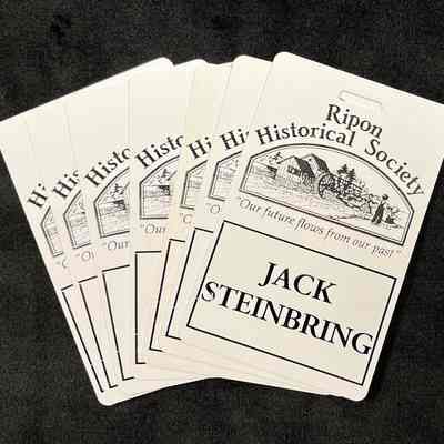 Ripon Historical Society Name Tags