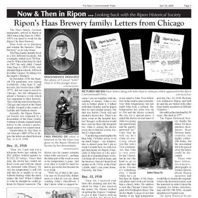 Now & Then in Ripon, April 2024