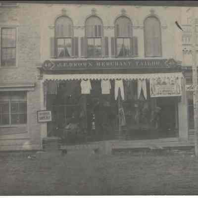 J.E. Brown Merchant Tailor 1890s