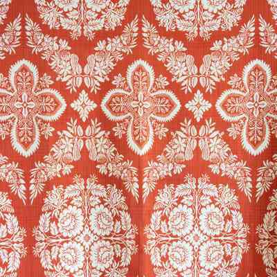 Woven Coverlet, Rose Pattern