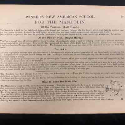 Page 19 of “Winner’s New American School for the Mandolin”
