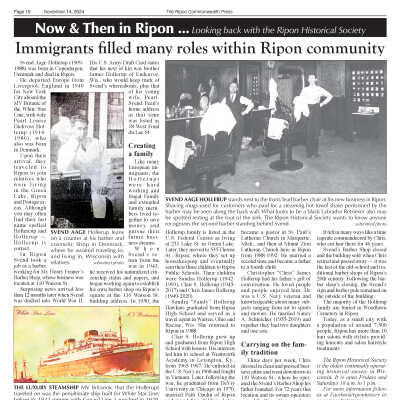 Now & Then in Ripon, November 2024
