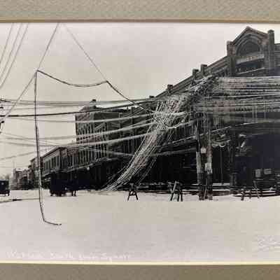 1922 Ice Storm Downtown