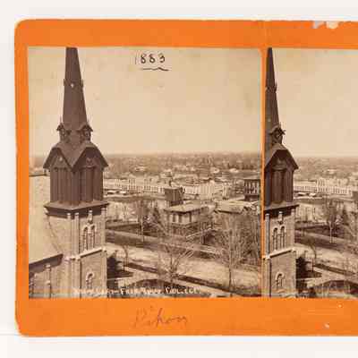 Stereograph Northeast from East Hall - 1883