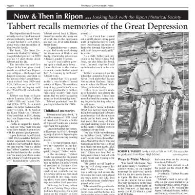 Now & Then in Ripon, April 2023