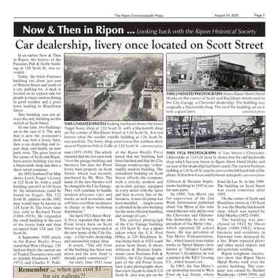 Now & Then in Ripon, August 2025