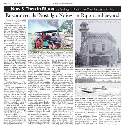 Now & Then in Ripon, July 2024
