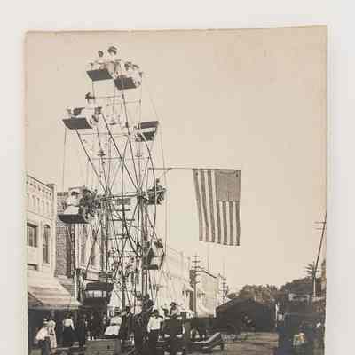 Street Carnival - Ferris Wheel - 1909