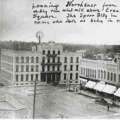 Public Square looking northeast from Fond du Lac. 1880s