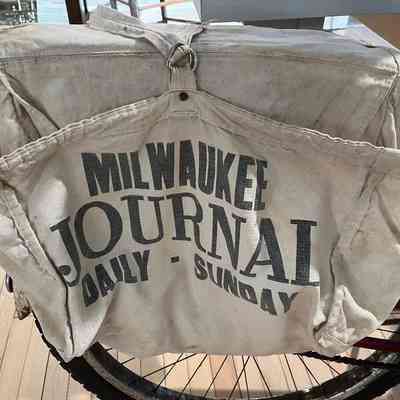 Milwaukee Journal Paper Route Bag