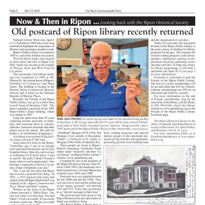 Now & Then in Ripon, April 2025