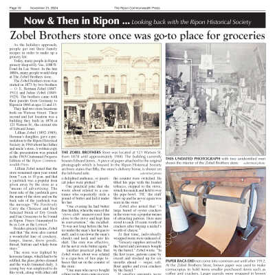 Now & Then in Ripon, November 2024