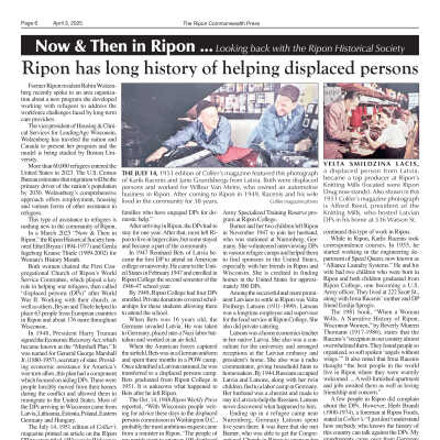 Now & Then in Ripon, April 2025