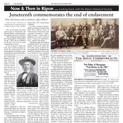 Now & Then in RIpon, June 2024