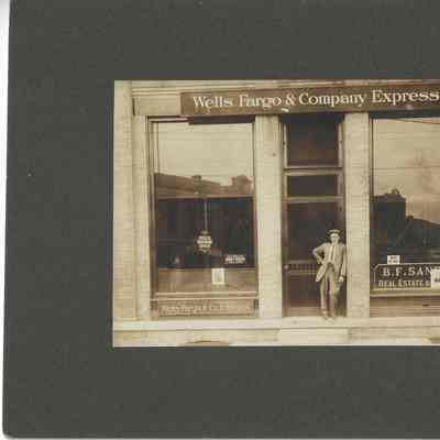 Wells Fargo & Company Express storefront c. 1910