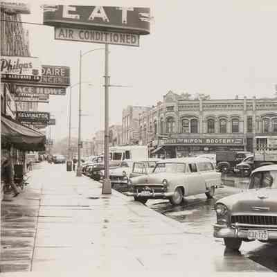 Public Square in Ripon 1950s