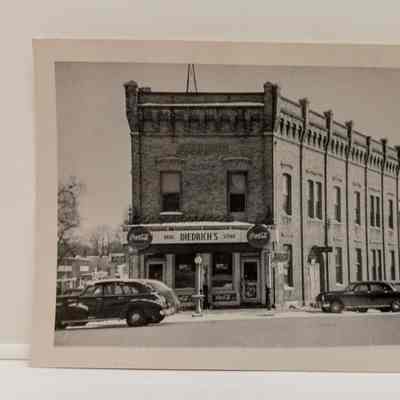 Diedrich's Drug Store in City Hall building