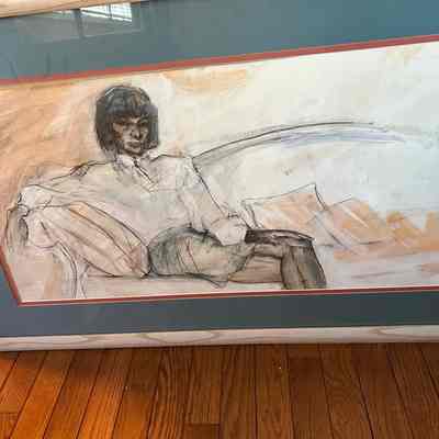 Reclining woman