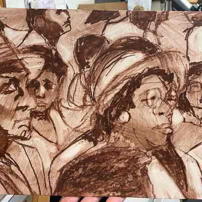 Faces in a crowd