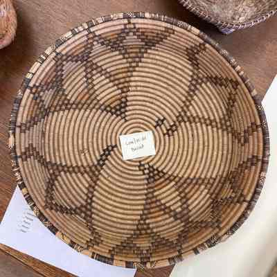 Low, wide basket