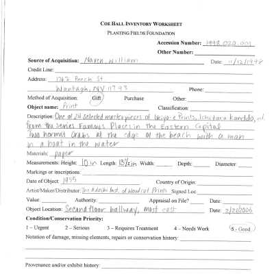 previous inventory worksheet