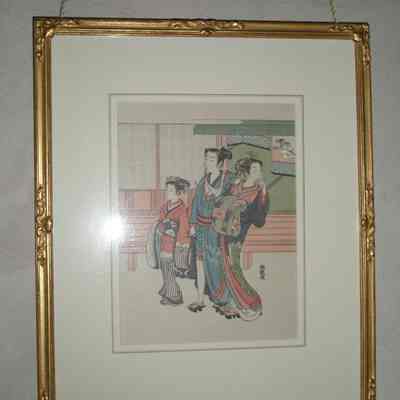 Frame For Japanese Woodblock Print