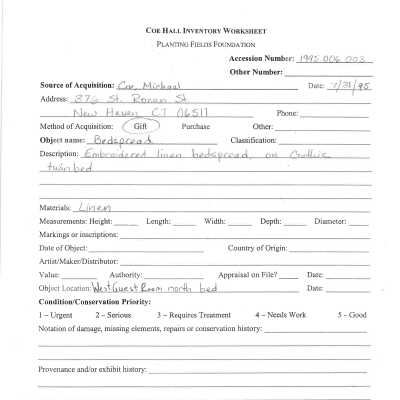previous inventory worksheet for Tudor room bedspread (2)
