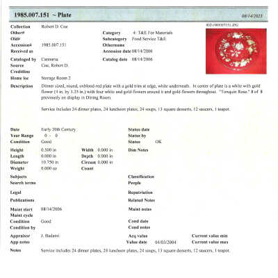 From physical object file, uploaded 8/2024