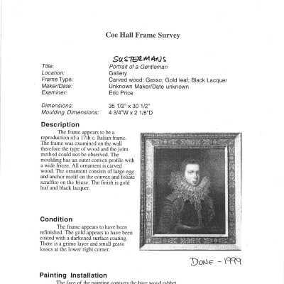 frame for painting survey