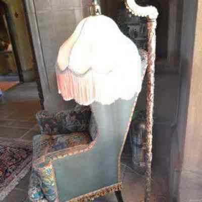 Giltwood Floor Lamp