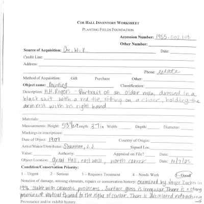 previous inventory worksheet