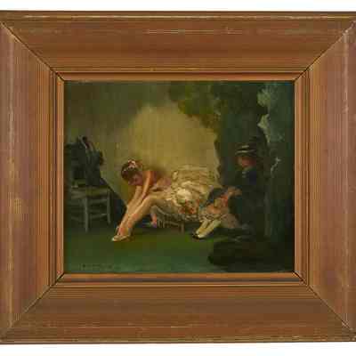 Frame for Everett Shinn's Dancer in a Tutu