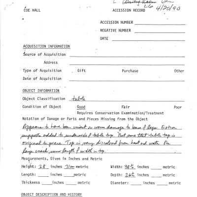 acquisition information