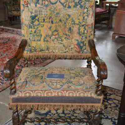 French Walnut Armchair