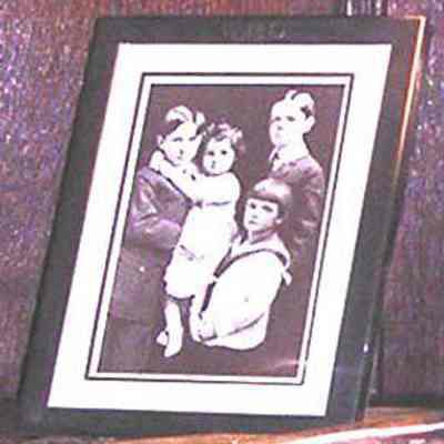 Monogrammed Sterling Silver Frame Reads: W. R. C.