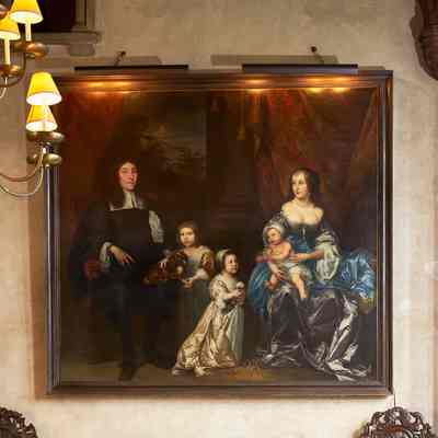 Frame for Van Weesop Painting: Speaker Lenthall and Family