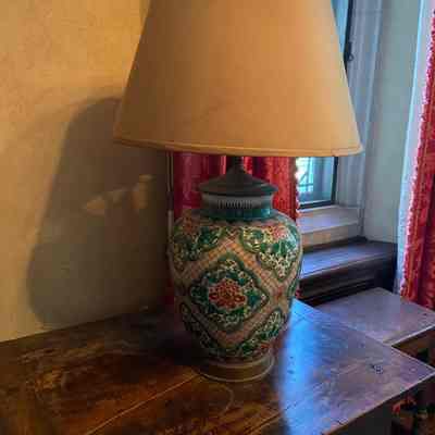 Famille-Verte Chinese Porcelain Vase