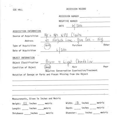 acquisition information